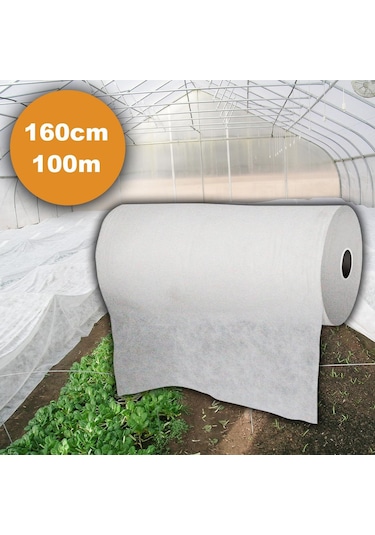 160 CM X 100M Agril Isı Don Perdesi - Zirai Don Kırağı Örtü M 1