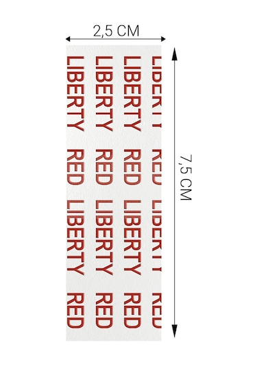 Sunshine Tape Liberty Red Protez Saç Bandı 2.5 CM x 7.5 CM 36'lı