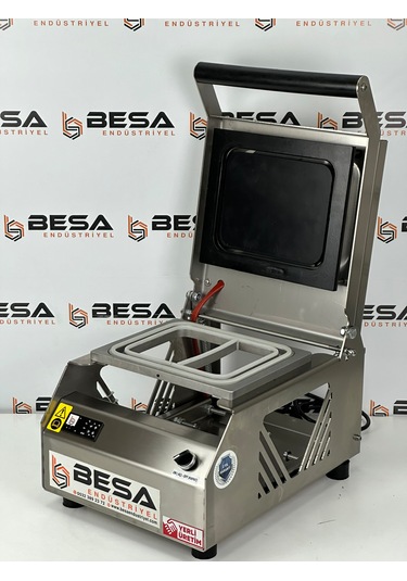 İki Bölmeli Paslanmaz Tabak Ve Kase Kapatma Makinesi