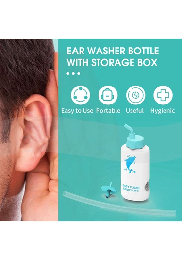 Youtek Mavi Ev Kullanıma Uygun Toplum İçin Kulak Mumu Temizleyici, Basma Kontrollü Sulama Sistemi Seti Mavi