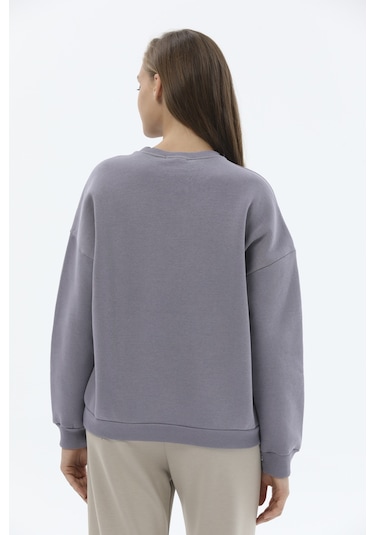 First Company Kadın Sweatshirt 2424BS130836 - Gri