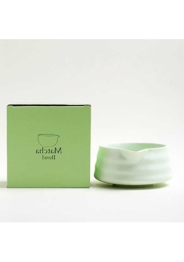 Besthome1 Yeşil Maccha Fincanı 500 Ml - Yıkamak Kolay, Fırın & Mikrodalga Uygun Açık Yeşil