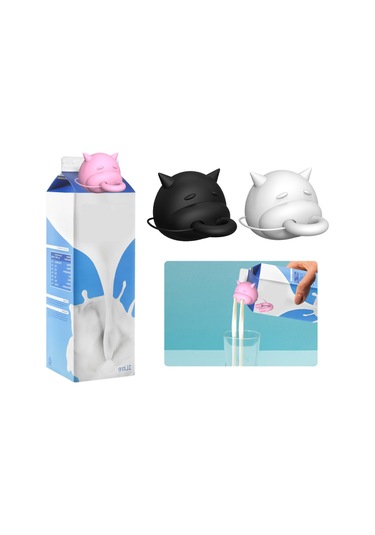 Suntek İnek Meme Sütü Karton Kapağı Komik Kutulu Süt Beyaz