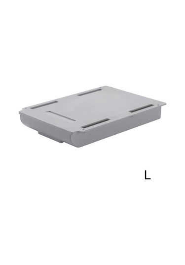 Gri Depolama Rafı Kendinden Yapışkanlı Kalem Tepsisi Masa Masa Depolama Çekmecesi Organizat Masa Altında Tezgah Altı Ürün 54326369