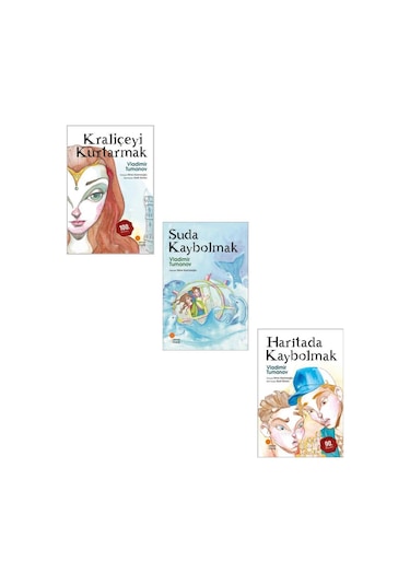 Haritada Kaybolmak Kraliçeyi Kurtarmak Suda Kaybolmak 3 Kitap Set