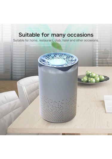 Sones Taşınabilir Uv Sterilizasyon Anyon Hava Temizleyici Araba Ev Hava Nemlendirici Beyaz