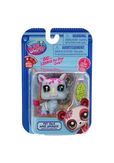 Sunman Littlest Pet Shop Minişler Tekli Paket Gergedan S01005233 S3 141