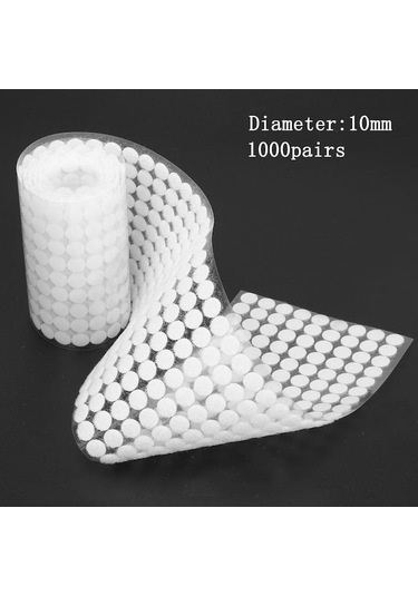 Pazly Kendinden Yapışkanlı Velcro Disk 1000 Çift 15mm Polyester Ayakkabı Bağlantı Elemanı