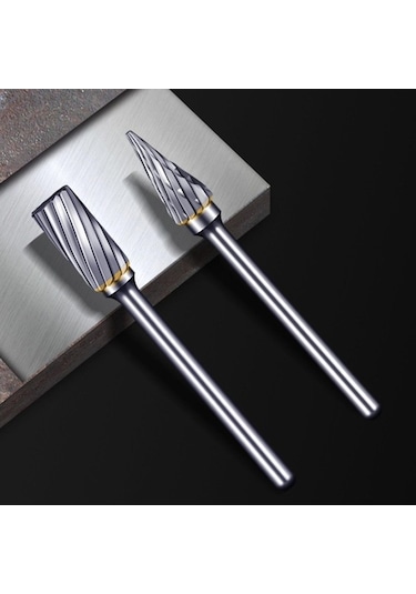 Yihemaoyi 10 Parça Karbür Freze Seti Tungsten Çelik Tek-kesim