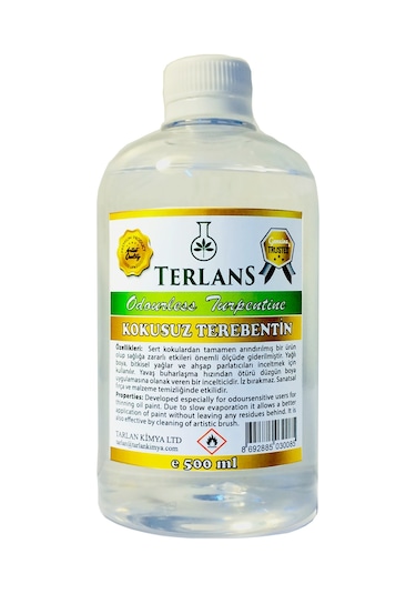 Terlans Yağlı Boya Seti Yardımcı Malzemeler 3 X 500 Ml