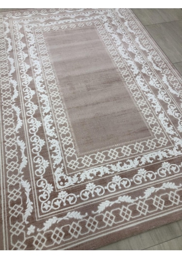 Dinarsu Halı Divina 150X233 Dı-007 Pudra Pembe Beyaz 4 M2 Halı !
