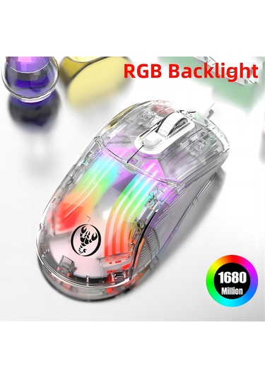 Mufunye "hxsj X400 Profesyonel Oyun Faresi: 12800 Dpı, 7 Programlanabilir Tuş, Rgb Aydınlatma, Ergonomik Tasarım" 001