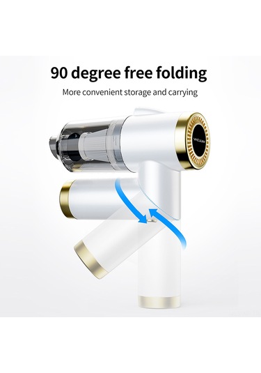 Xiyyadms Kablosuz Araç Ve Ev İçi Katlanabilir Mini Güçlü El Süpürgesi 4000mah Pil Dahil, Yeşil