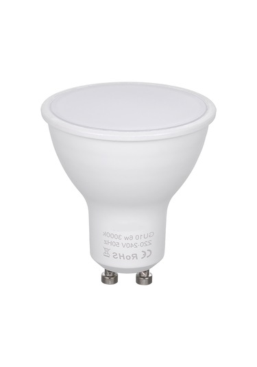 Qingmipy 10'lu Paket Gu10 Led Ampul - 6w Enerji Tasarruflu, 550lm Parlaklık, 3000k Sıcak Beyaz Işık