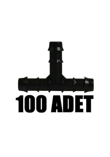 100 Adet Te Damlama Borusu Hortumu Ekleme Aparatı