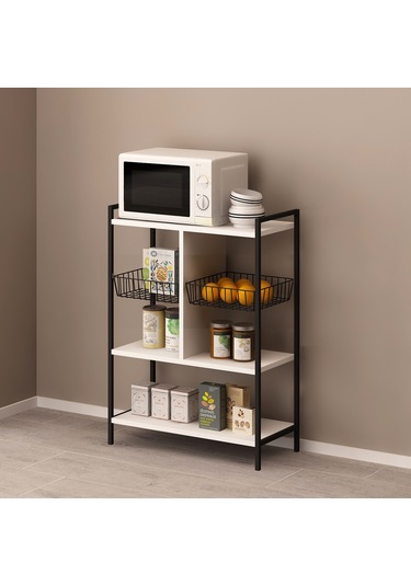 DALİA TEL SEPETLİ ÇOK AMAÇLI MUTFAK DOLABI