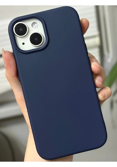 İphone 13/14 Uyumlu Lansman Kılıf Leke Kir Su Tutmayan Yüzey İçi Kadife Mükemmel Hissiyat Lacivert