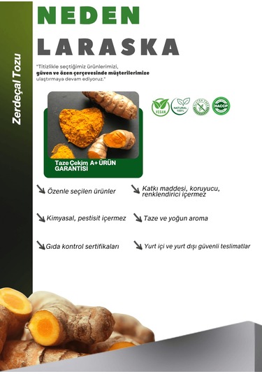 Toz Zerdeçal 50g Turmeric Ground