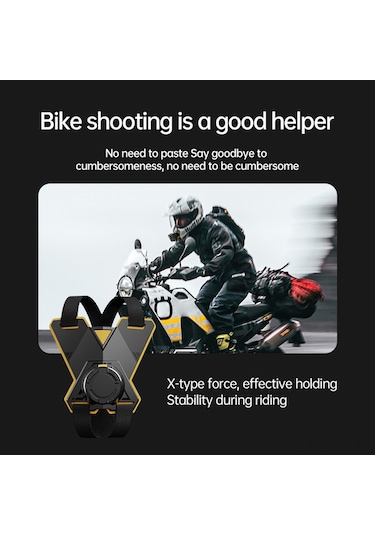 Monyee Motorsiklet Kask Çene Kayışı: 2. Nesil Hızlı Çıkartma + Gopro Manyetik Taban, Spor Kameraya Uyumlu, Açı Ayarlı, Tüm Kasklara Uygun Çok Renkli