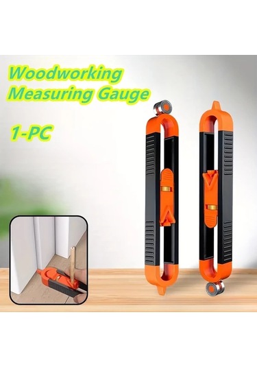 Elmpaly 1 Adet Ayarlanabilir Kalem Pergeli Kilitli Ahşap Ölçüm Aleti Metal Plastik Dıy Projeleri