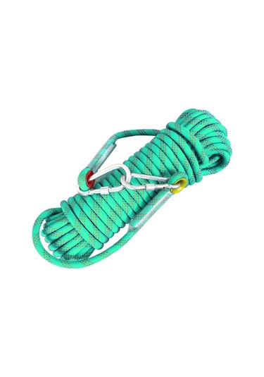 Maiyame 10mm Dayanıklı Nilon Tırmanma Kordonu, 850kg Yük Taşıma, Dağcılık-kurtarma-yüksek Yer Çalışmaları İçin Yeşil 10m Yeşil