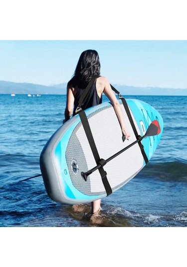 Neevoyu Sürekli Paspas Ve Kayak Taşıma Kemer Seti - Nylon Yapısı, Ayarlanabilir Boyut, Ergonomik Omuz Desteği, Siyah Renk