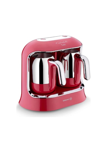 Korkmaz Kahvekolik Twin A861-07 Vivakrom Kahve Makinesi