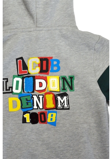 Lee Cooper Vıctor 2 Erkek Çocuk Sweatshırt Gri Melanj-16987-gri Melanj Gri Melanj