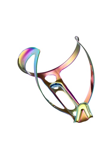 Supacaz Fly Cage Ano Alüminum Bisiklet Matara Kafesi - Oil Slick Siyah