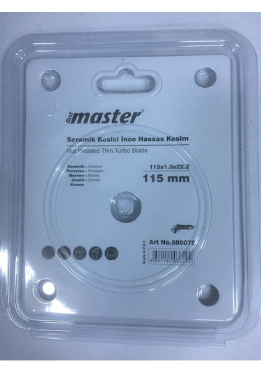Mermer Granit Seramik Kesme Testere İnçe Hassas 115mmx 1.3mm