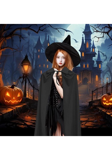 Suntek 2 Parça Sivri Büyücü Şapkası Fantezi Elbise Parti