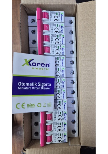 Xkoren 1x2a C Tipi Otomatik Sigorta 12 Adet 1 Kutu