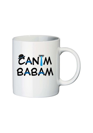 Babalar Günü Hediyesi Canım Babam Fotoğraflı Kupa Bardak