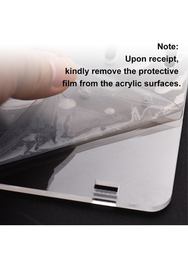 Samdoo Akrilik Disk Rafı 4-10 Konumlu, Dıy Kolay Kurulum, Soğutma Ve Sabitlik Artırıcı, Transparent Malzeme