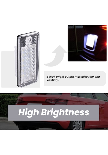 Araba Led Plaka Lambası -audi A3 S3 8p A4 B6 B7 A5 A6
