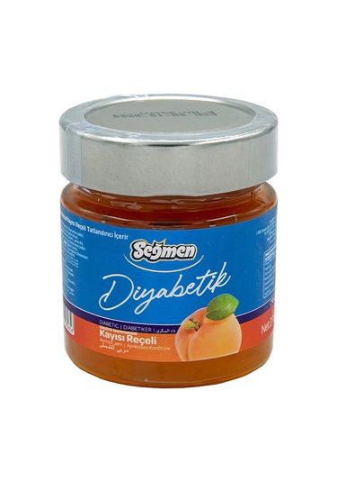 Seğmen Diyabetik Kayısı Reçeli Kavanoz 270 G