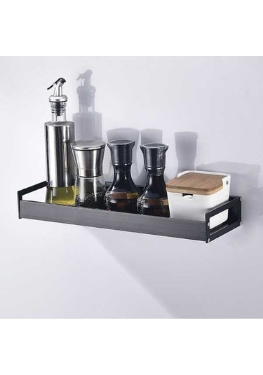 Pazly 40 Cm Mutfak Duvar Asılı Tutucu Baharat Depolama Rafı, Pratik Tasarım 1