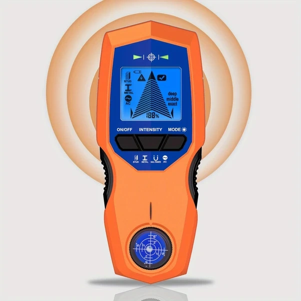 Willowhaven Turuncu 7'li1 Dedektör Metal Ahşap Kablolar Derin Tarama 2 36 İnç Seviye Kablo Uyarı