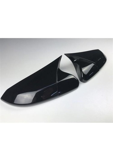 Ebal Otomotiv Honda Civic FC5 Batman Yarasa Ayna Kapağı Piano Black  / 2016-2021