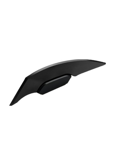 Ganzhoushop Winglet Uygun Suntek Spoiler Siyah Motosikletler Motosiklet Kanat Için Elektrikli Aerodinamik Es Siyah