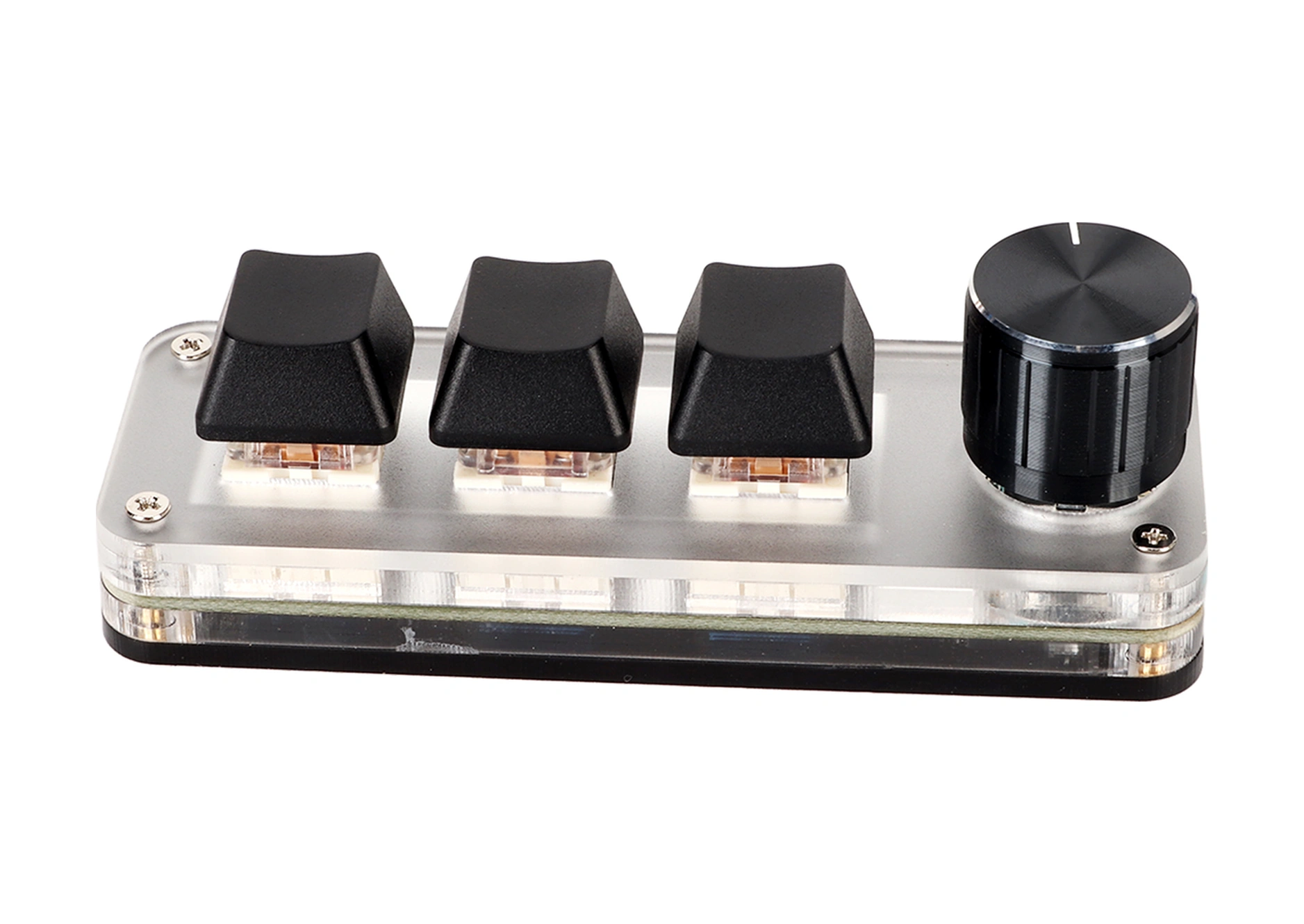 Vkemall Makro Klavye Usb Kablolu Kırmızı Switch Mekanik, Basılabilir Düğme Döndürücü, Özel Kısayol Tuşları, Oyun Ve Ofis İçin, Windows/linux/os X Desteği