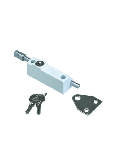 Yale Sürgülü Kapı Pencere Kilidi Beyaz