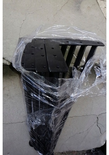 Metal Boru Ayak Kütük Masa Dresuar Orta Sehpa Zigon Ayağı 40 Cm 4 Adet