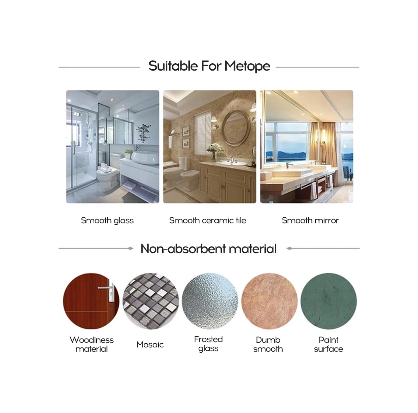 Geeksen Banyo İçin Delmezsiz Sürekli Süpürge Montajlı Genişletilebilir Paslanmaz Çelik Havlu Asma Çubuğu Siyah 52-82cm Diğer