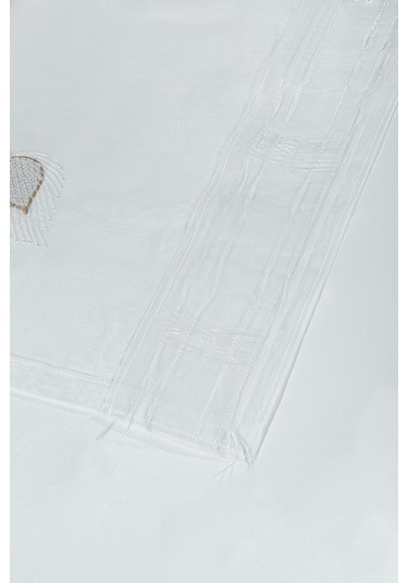 Emi Tül Perde Bej 140x250 Bej - Beyaz