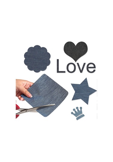 Renkte 20 Adet Ütüyle Yapışan Yama Pamuklu Ütüyle Yapışan Yamalar Kot Yamaları Kot Yamaları Tamir Takımı Seti 4 Boyutta Ütüyle Yapışan Yamalar