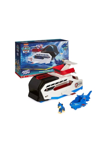 Spin Master Paw Patrol Figür Oyun Set Aqua Balina Ekip Aracı 6065308 Çok Renkli