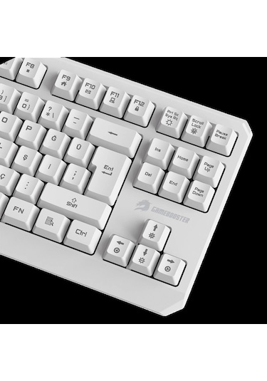 Gamebooster G75 Elya Rainbow Aydınlatmalı Beyaz Tkl Membrane Oyun Klavyesi