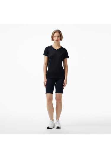 Energetics Natalja Ss Kadın Siyah Koşu T-shirt 417784 SIYAH