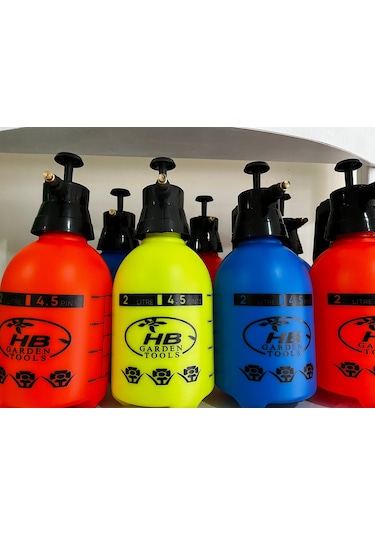 2 Litrelik Basınçlı Ilaçlama,gübreleme,dezenfektan Pompası Sarı